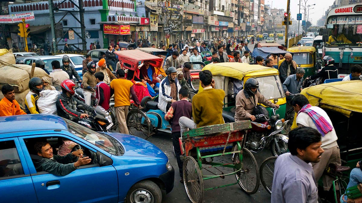 Chaos in the area: This is what traffic in India looks like through the eyes of a self-driving car