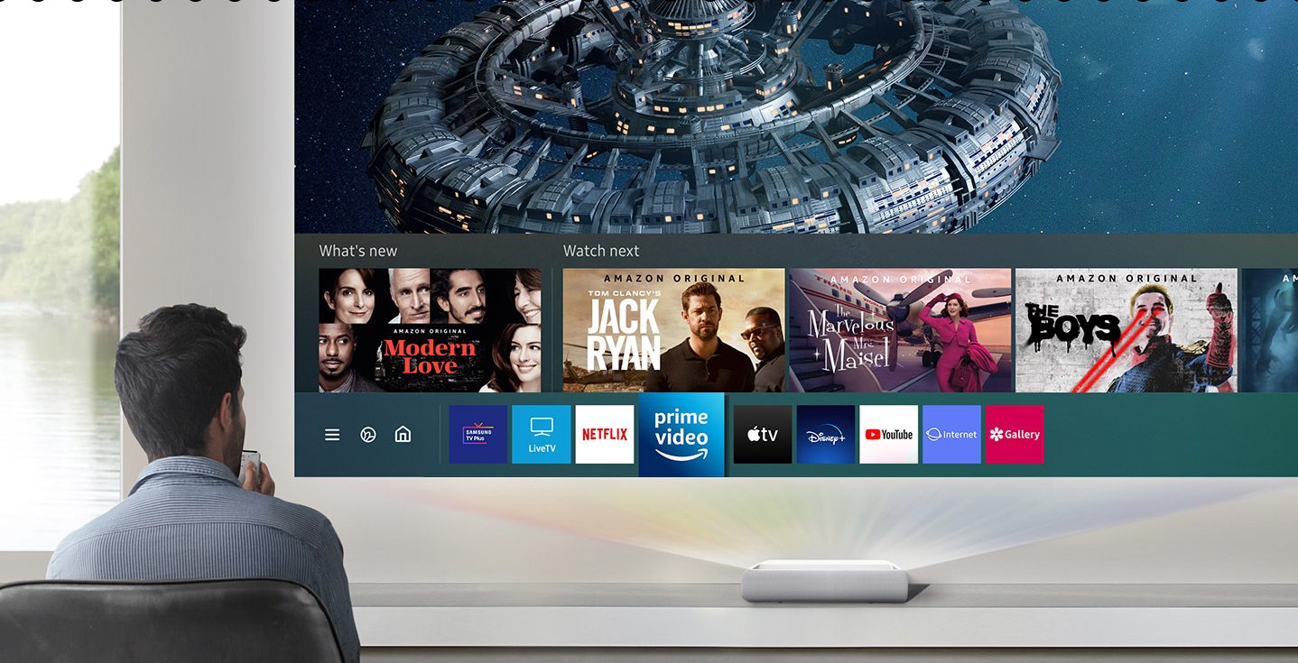 LSP9T Samsung ultrarövid vetítési távolságú projektor