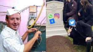 facebook leállás mémek