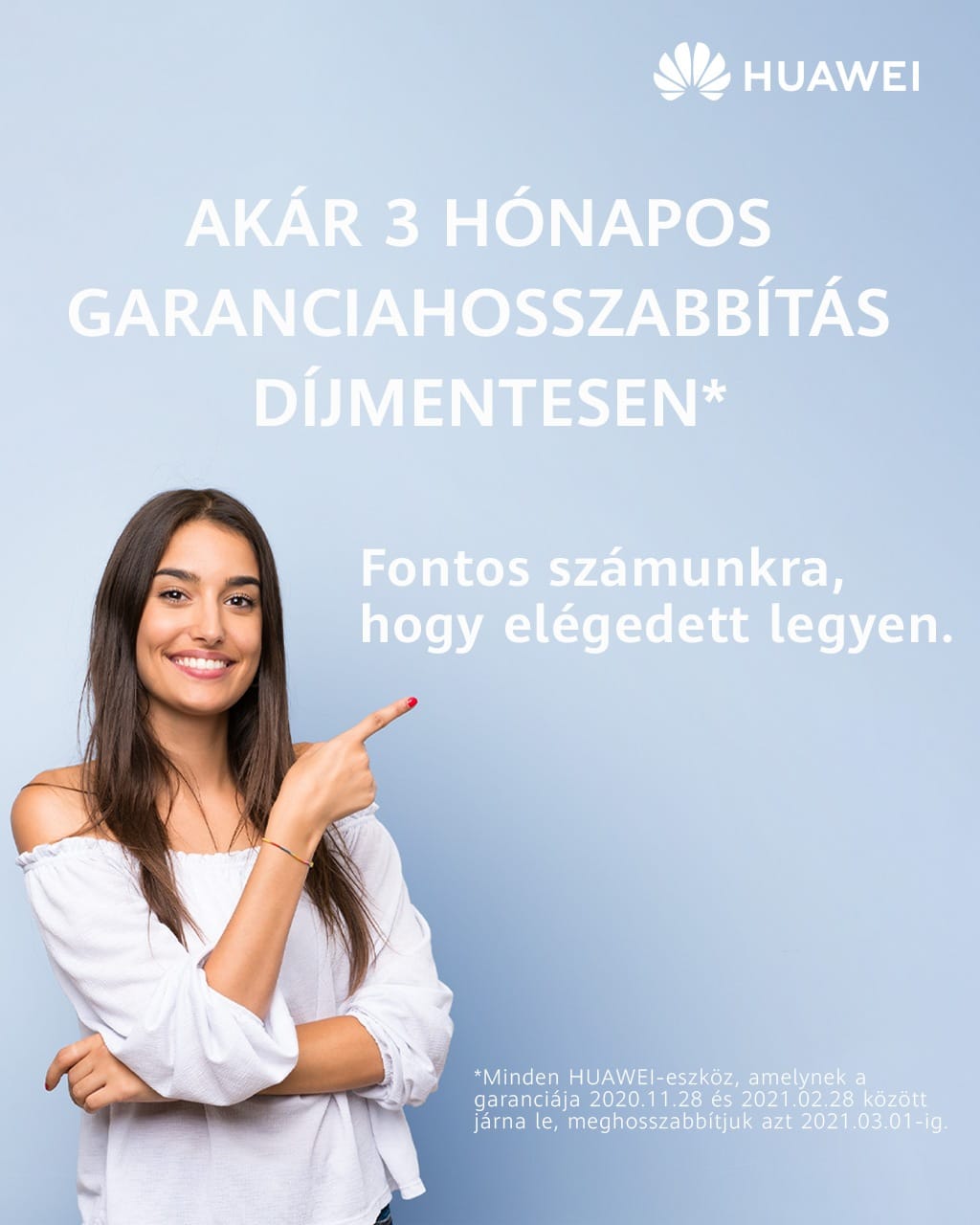 Huawei 3 hónapos kitejesztett garancia