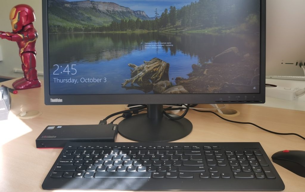 A Lenovo ThinkCentre M90n nano