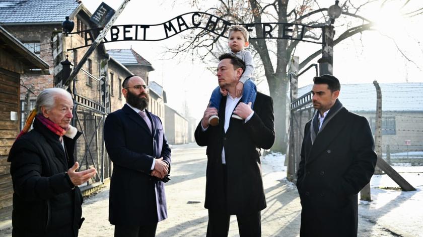 elon musk auschwitz