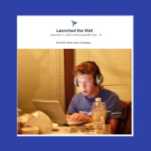 első facebook fotó