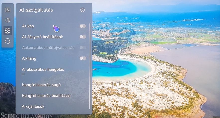 LG tv beállítás
