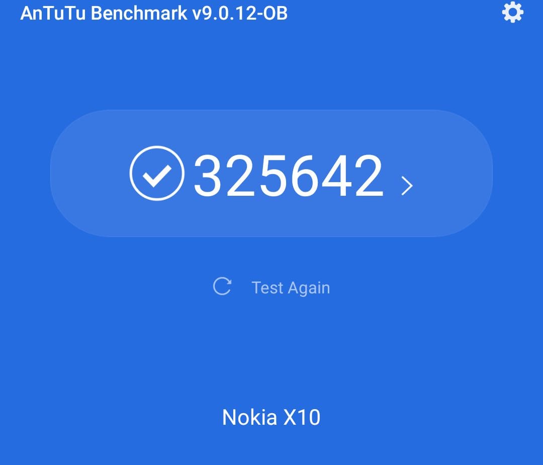 nokia x10 teljesítmény