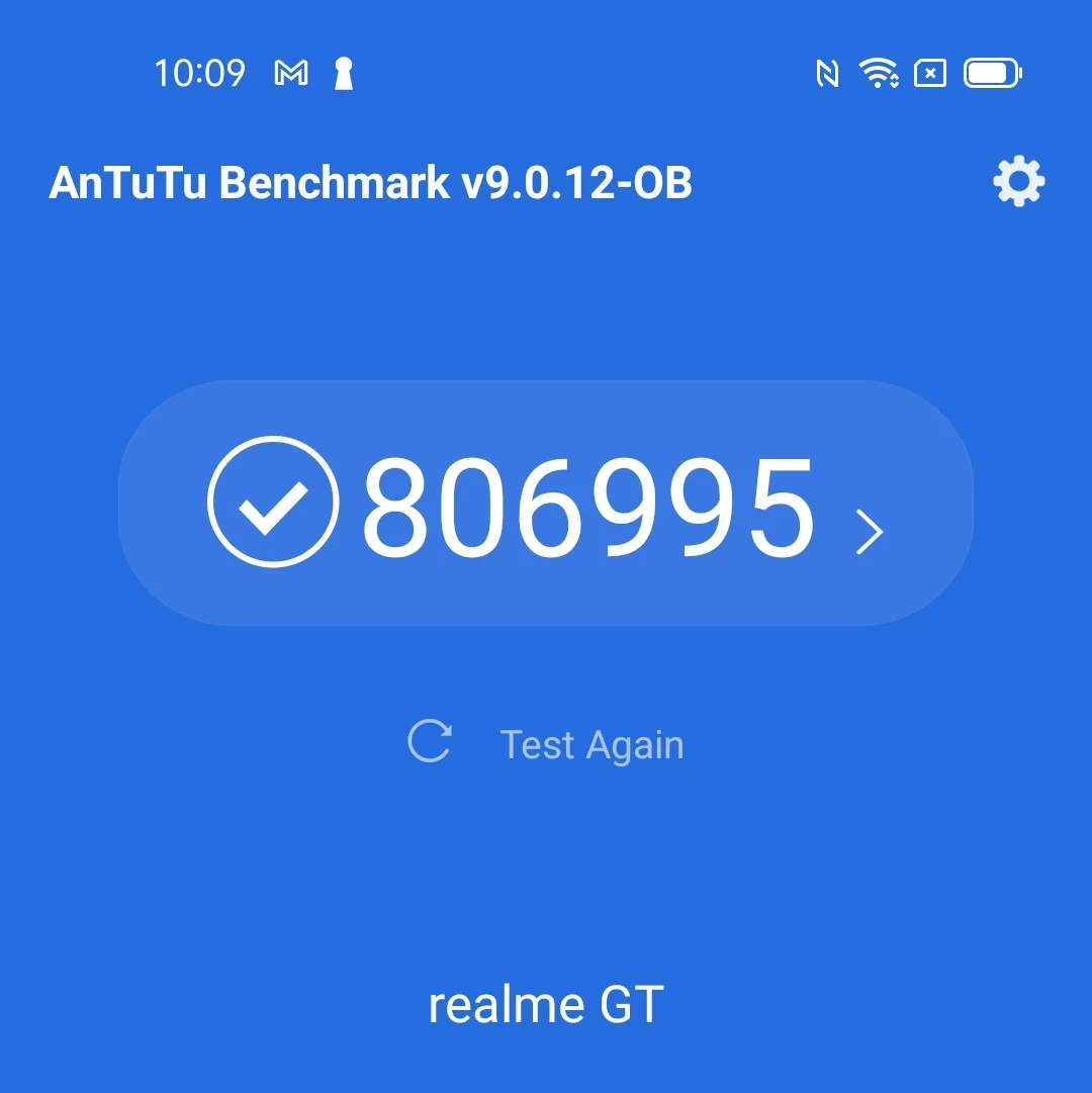 realme gt antutu