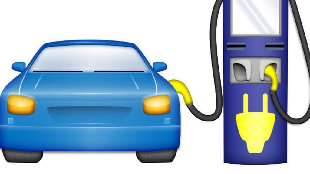 elektromosautó emoji
