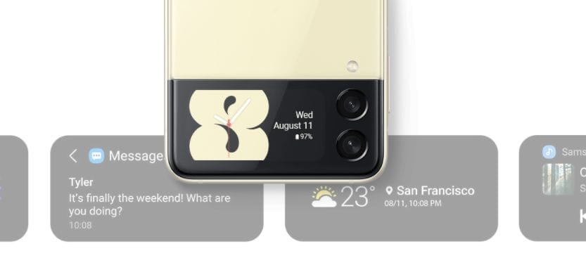 Z Flip3 kamera