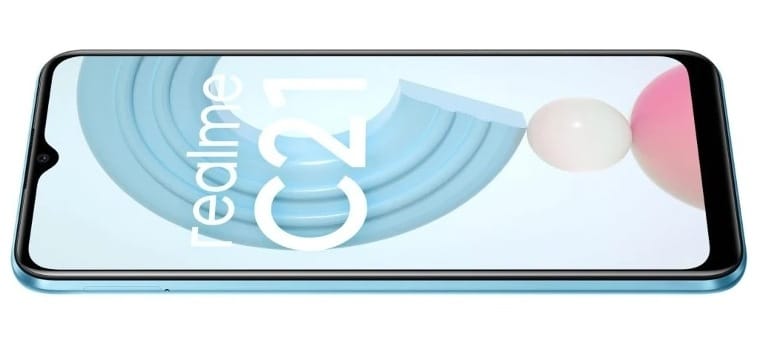 realme c21 képernyő