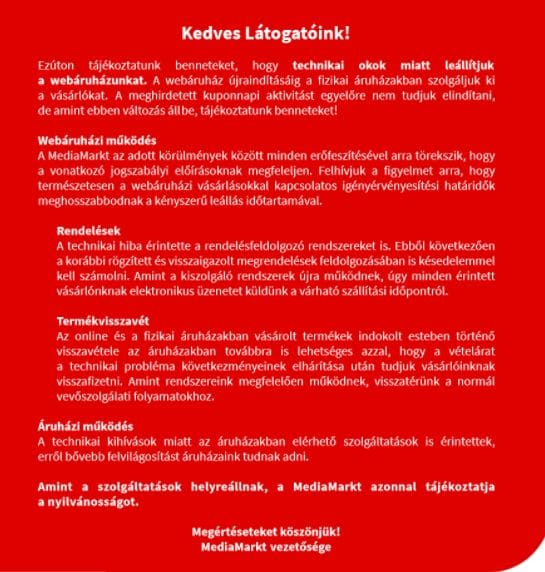 media markt kibertámadás