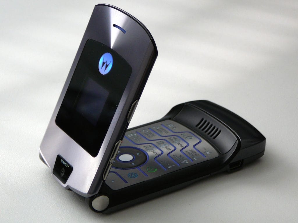 butatelefon, motorola razr