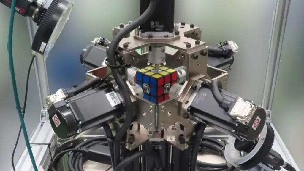 rubuk kocka robot rekord
