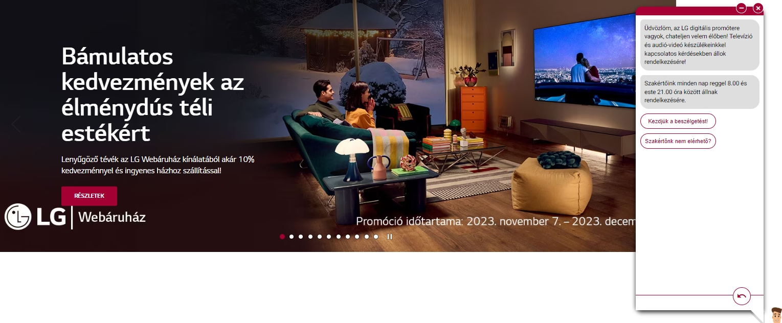 LG tv support