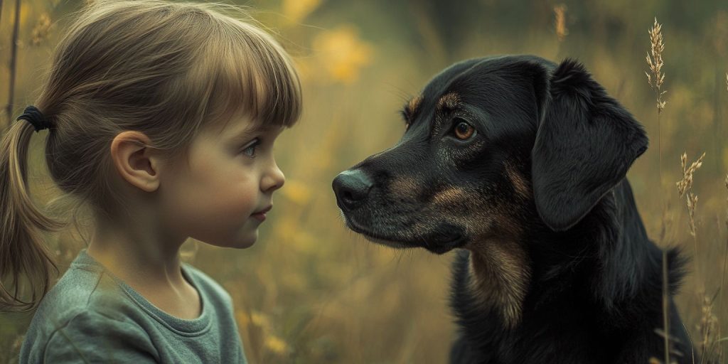 kutya gyerek együtt