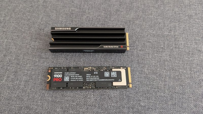 samsung 9100 Pro, 8TB, külső SSD