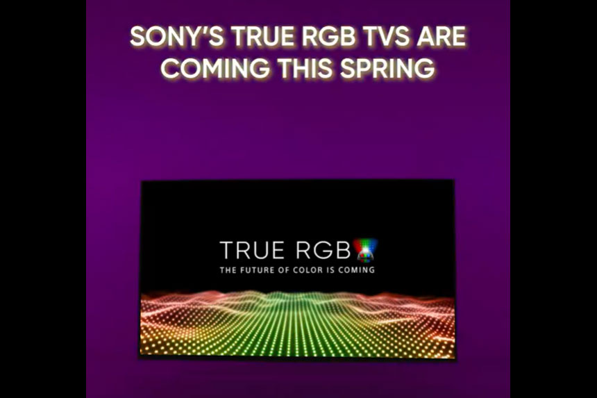 sony RBG LED TV