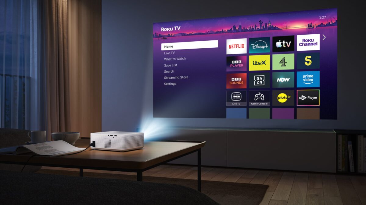Roku projektor