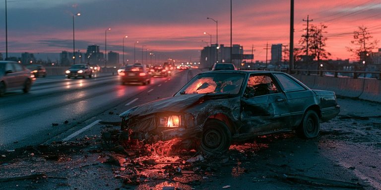 BMW ütközés