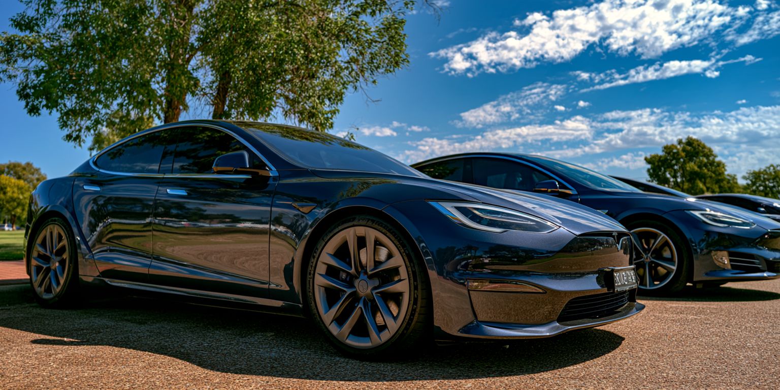 Elektromos autó tesla autószalon